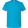 Fruit of the Loom Tričko Iconic 150 T, krátký rukáv, pánské COT16143016203-azure blue L Modrá azurově
