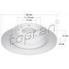 Brzdový kotúč TOPRAN - Hans Pries GmbH 500 562