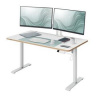 Leitz LEITZ Výškově nastavitelný elektrický ergonomický stůl Ergo bílý 120x70 cm + LEITZ Ergo základna