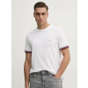 Tommy Hilfiger pánske biele tričko Global MW0MW38630 XXL
