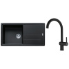 Set Franke Basis BFG 611 + Franke Active New FN 4089 Matná čierna onyx 114.0285.305, 115.0653.398