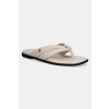 Tommy Hilfiger šľapky dámske kožené ELEVATED TOE POST LTH SANDAL FW0FW09216 béžová EUR 37