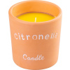 MagicHome Sviečka Citronella, repelentná, terakota, 185 g, 100x100 mm