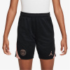 Nike Paris Saint-Germain Strike Third Shorts 2024 2025 Juniors Black 9-10 rokov