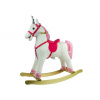 mamido Hojdací kôň jednorožec bielo-ružový