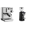 Rancilio Silvia E + Rocket Espresso SUPER FAUSTO, black