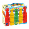 Kolky plast 24cm 9ks+2 loptičky v krabici Wader
