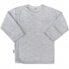 NEW BABY Dojčenská košieľka New Baby Classic II sivá Veľ. 50