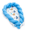 T-TOMI Pletené hniezdočko 2v1, blue bears