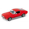 Welly Ford Mustang 1967 GT, Červený 1:24
