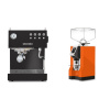 Ascaso Steel UNO, Black + Eureka Mignon Specialita, CR orange