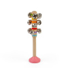 Bigjigs Toys Rolničky 1 ks ružová
