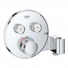 Grohe Grohtherm SmartControl Termostatická sprchová podomietková batéria, 2 ventily, s držiakom na sprchu, chróm 29120000-GR