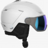 Salomon Icon Lt Visor White Dámske Lyžiarské Prilby Veľkosť M