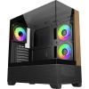 Cooler Master Elite 690 midi tower PC skrinka čierna 3 predinštalované LED ventilátory, bočné okno; E690-KHNN-S00