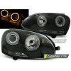 SVETLOMETY ANGEL EYES ČIERNE pre VW GOLF 5 10.03-09