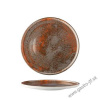 Tanier plytký 26 cm Optimo SHELL Brown (G.Benedikt DecoLab Shell - Brown)