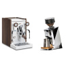Biepi Sara PID, white/wood + Eureka Mignon Zero 65 Speedy, CR chrome