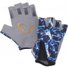 Rukavice Savage Gear Marine Half Glove Sea Blue Veľkosť L