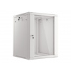 Lanberg WF01-6615-10S rack 15U Nástěnný regál Šedá