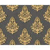 A.S. Création | Vliesová tapeta na stenu Nobile 95981-5 | 0,70 x 10,05 m | žltá, šedá, čierna, metalická + Žltá, šedá, čierna, metalická vliesová tapeta na stenu 959815 v rozmere 0,70 x 10,05 m