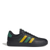 adidas VL Court 3.0 Shoes Mens Blk/Green/Yel 7 (40.7)