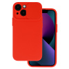 TopQ Zadný kryt Camshield Soft pre iPhone 16 červený