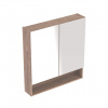 Geberit Selnova Square - Zrkadlová skrinka 850x588x175 mm, 2 dvierka, orech hickory 501.266.00.1