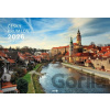 Český Krumlov nástenný na šírku 2026