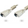 Digitus Premium připojovací VGA kabel, 3xstíněný, 2xferity, šedý, AWG28, Měď, 10m DK-310103-100-E