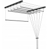 Erga Erga, stropný vešiak na sušenie bielizne 6x100 cm, čierna, ERG-SEP-10SUSSU6PCZ10