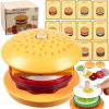 Montessori dřevěný hamburger Kruzzel 22673