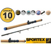 SPORTEX Sumcové prúty SPORTEX Top Cat Vertical 2-diel 198cm / 130-300g