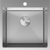 Mexen Solix nerezový drez 1-komorový 500 x 500 mm, inox - 6407501000-01