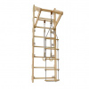 Detské drevené rebriny s hrazdou, kruhmi, povrazovým rebríko