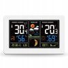 Solight TE81W - Meteostácia s LCD displejom, nabíjanie cez USB, biela