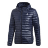 adidas Varilite Hooded Down Jacket Navy S