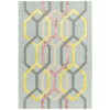 ASIATIC LONDON Matrix MAX67 Hexagon Silver - koberec ROZMER CM: 160 x 230