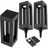 Solárne svietidlá - 2x Solárna lampa Drive Garden LED post 33cm (Solárne svietidlá - 2x Solárna lampa Drive Garden LED post 33cm)
