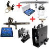 Airbrush set: Kompresor FENGDA AS-196A + AIRBRUSH FENGDA BD-180K + AIRBRUSH FENGDA BD-182K