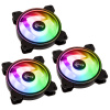 Aerocool Saturn 12F Pro ARGB LED ventilátor, 3-pack vrátane regulátora - 120mm