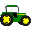 CUKROVÁ TLAČ Opłatek na Tort Cukrová hmota Traktor 11 + MENO