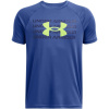 Under Armour Armour Ua B Tech Wm Logo Ss Gym Top Boys Blue 9-10 rokov