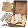 Prírodné kadidlo Biela šalvia zväzok + Palo Santo sada