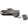 SanDisk iXpand® Luxe USB flash disk 256 GB čierna SDIX70N-256G-GN6NE Lightning konektor Apple, USB-C® USB 3.1 (1. generácia); SDIX70N-256G-GN6NE