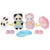 Sylvanian Families Prechádzka v daždi Baby Duo 5054131057483