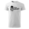 DRAGOWA krátke tričko spartan army, biela 160g/m2 - 5XL