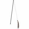 Flamingo Cat Dangler Boaz - udica na mačku s boa perím - Biela