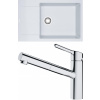 Set Franke G194 (dřez MRG 611-78 BB Bílá-led + baterie FC 3055.031 ORBIT Chrom) 114.0650.623