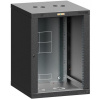 CONTEG iSEVEN RQN, Rozvádzač 12U (600mm) odnímateľné bočnice, sklenené dvere, čierny